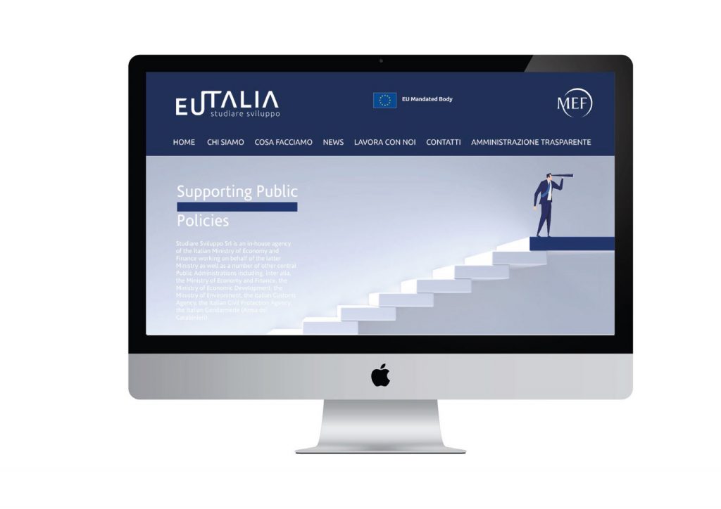 Eutalia Mockup sito web