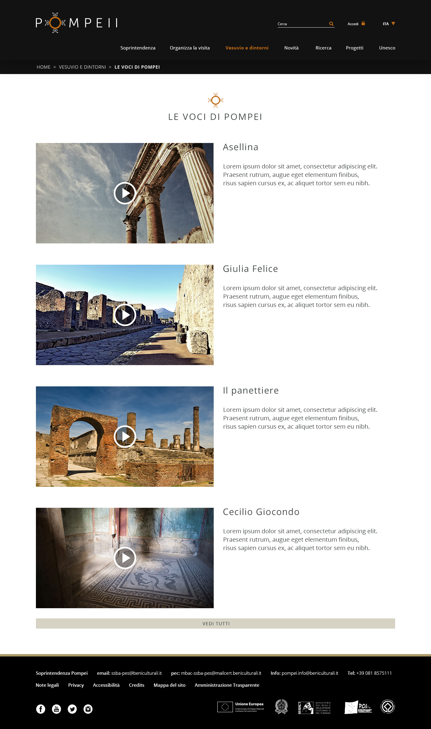 19 Le Voci Di Pompei