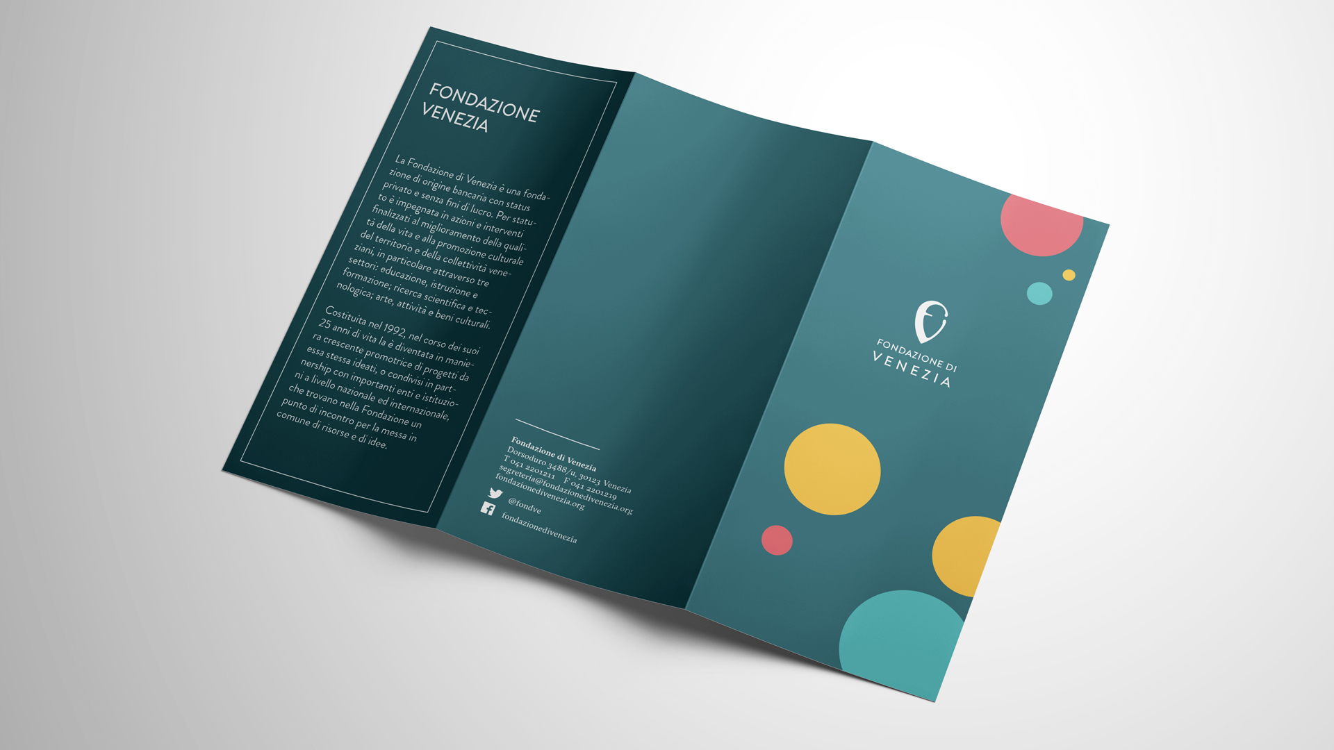 Brochure fondazione di venezia retro