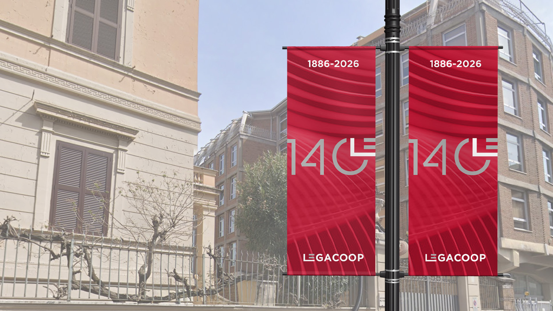 Legacoop 140 Flag